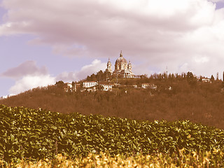 Image showing Basilica di Superga, Turin vintage