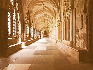 Image showing Westminster Abbey vintage