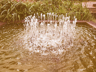 Image showing  Fountain vintage