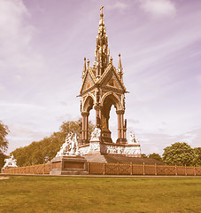 Image showing Albert Memorial, London vintage