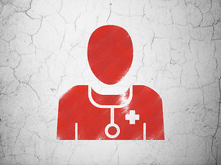 Image showing Healthcare concept: Doctor on wall background