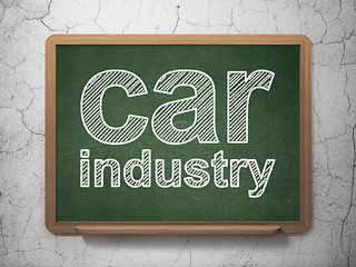 Image showing Industry concept: Car Industry on chalkboard background