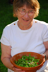 Image showing Happy senior woman