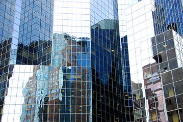 Image showing Skyscraper relflections