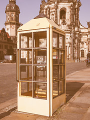 Image showing Dresden Hofkirche vintage