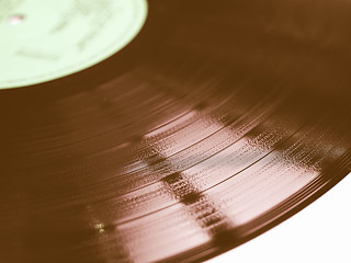 Image showing  Vinyl record vintage