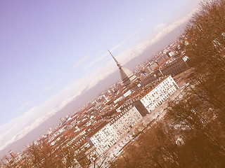 Image showing Turin view vintage