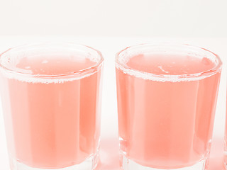 Image showing  Pink grapefruit saft vintage