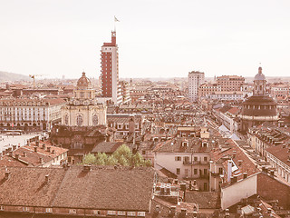 Image showing Piazza Castello Turin vintage