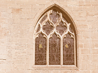 Image showing St Mary Magdalene church in Tanworth in Arden vintage