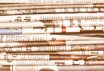 Image showing  Newspapers vintage