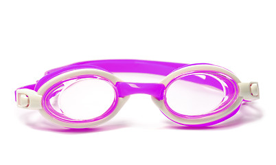 Image showing Goggles for swimming on white