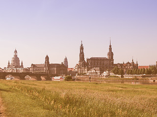 Image showing Dresden Hofkirche vintage