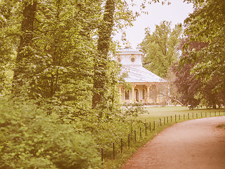 Image showing Tea house in Park Sanssouci in Potsdam vintage