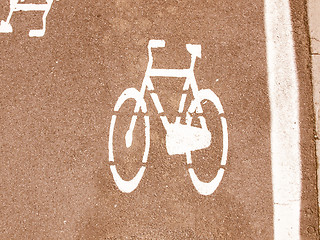 Image showing  Bycicle sin vintage