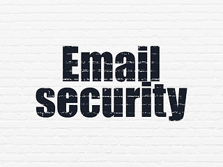 Image showing Safety concept: Email Security on wall background