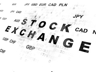 Image showing Finance concept: Stock Exchange on Digital background