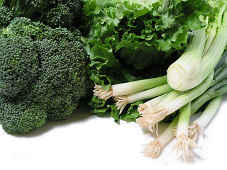 Image showing Green vegetables