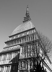 Image showing Mole Antonelliana in Turin in black_and_white