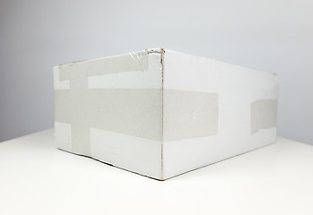 Image showing White packet parcel