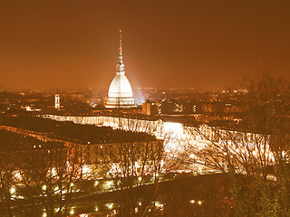 Image showing Turin view vintage