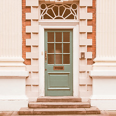 Image showing  British door vintage