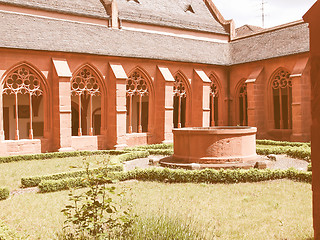 Image showing St Stephan church Mainz vintage