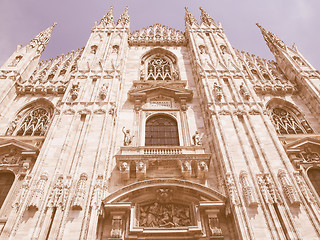 Image showing Duomo, Milan vintage