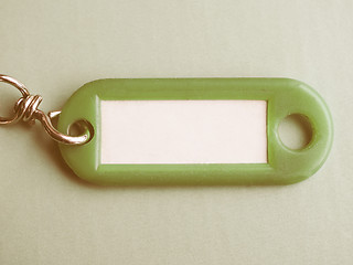 Image showing  Green keyring vintage