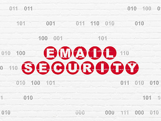 Image showing Security concept: Email Security on wall background