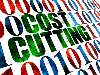 Image showing Business concept: Cost Cutting on Digital background