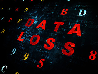 Image showing Information concept: Data Loss on Digital background