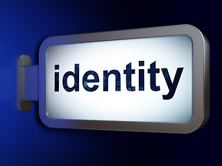 Image showing Security concept: Identity on billboard background