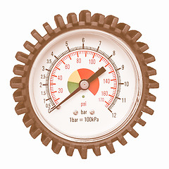 Image showing  Manometer instrument vintage