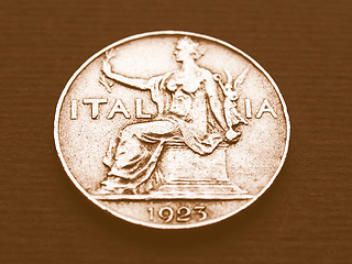 Image showing  Italian coin vintage