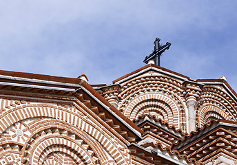 Image showing Details of Saint Panteleimon church in Ohrid 