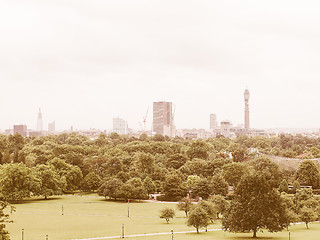 Image showing Primrose Hill London vintage