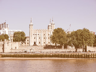 Image showing Tower of London vintage