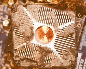 Image showing  Computer fan dust vintage