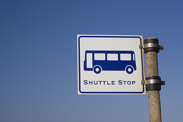 Image showing Shuttle stop