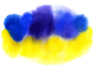 Image showing Bright abstract watercolor background