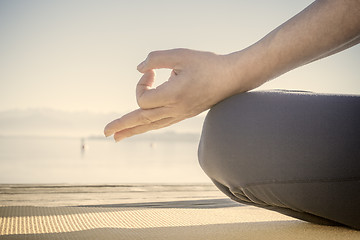 Image showing hand meditation