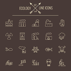 Image showing Ecology icon set.