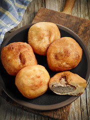 Image showing fried meat pies belyashi