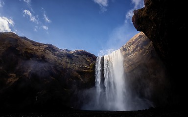 Image showing Waterfall in Iceland