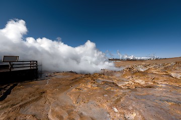 Image showing Geothermally active valley