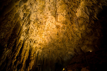 Image showing Stalactites inside Okinawa cave