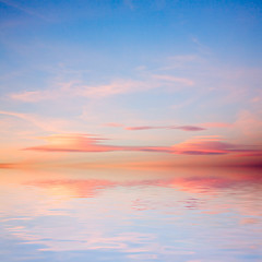 Image showing Sunset at Seaside