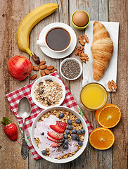 Image showing healthy breakfast ingredients