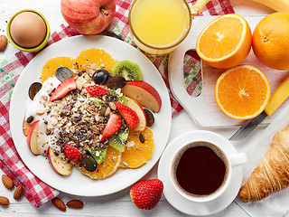 Image showing healthy breakfast ingredients